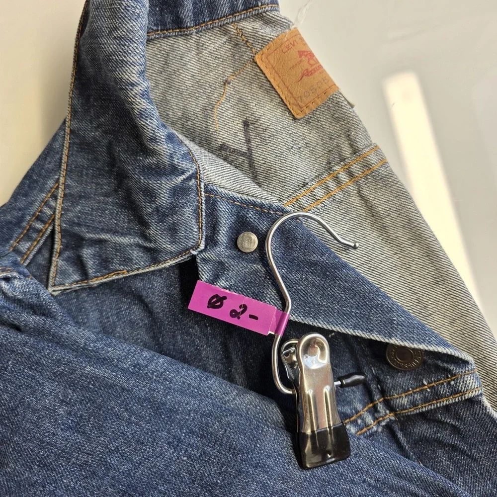 Vintage Levi's Type 3 Medium Blue Denim Trucker Jacket 70505 0217 USA Size 44 - Picture 11 of 11